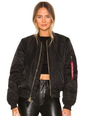 Alpha Industries Women's Black Bomber Jacket